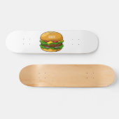 Skateboard Illustration de Hamburger (Horz)