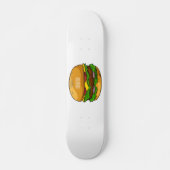 Skateboard Illustration de Hamburger (Devant)
