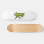 Skateboard Illustration de haricots verts (Horz)