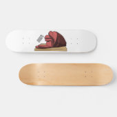 Skateboard Illustration de jambon (Horz)