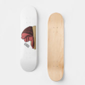 Skateboard Illustration de jambon (Recto)