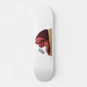 Skateboard Illustration de jambon (Devant)