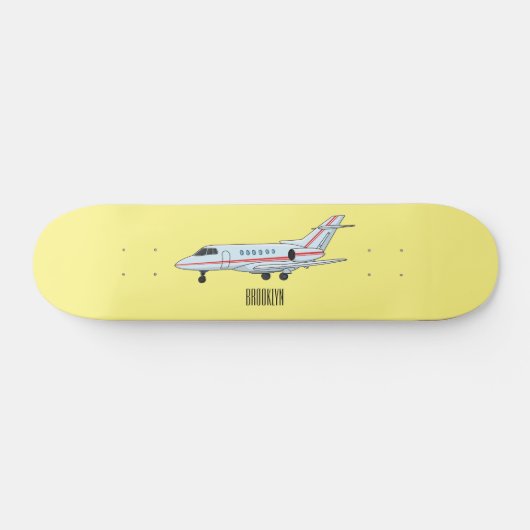 Skateboard Illustration de jet privé (Horz)