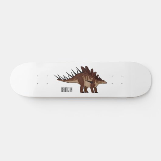 Skateboard Illustration de Kentrosaurus (Horz)