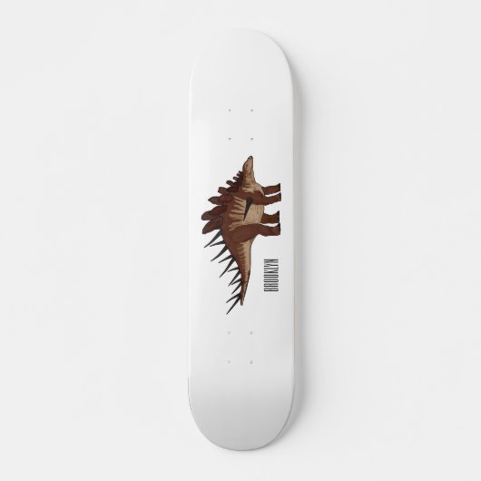 Skateboard Illustration de Kentrosaurus (Devant)
