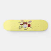Skateboard Illustration de kit de batterie (Horz)