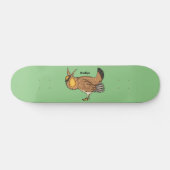 Skateboard Illustration de la bande dessinée de poulet de pra (Horz)