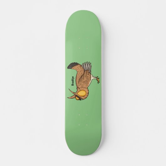 Skateboard Illustration de la bande dessinée de poulet de pra (Devant)