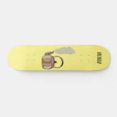 Skateboard Illustration de la bouilloire à thé ou à thé (Horz)