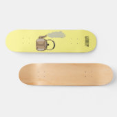 Skateboard Illustration de la bouilloire à thé ou à thé (Horz)
