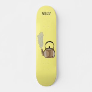 Skateboard Illustration de la bouilloire à thé ou à thé