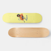 Skateboard Illustration de la brouette en brouette orange trè (Horz)