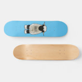 Skateboard Illustration de la caricature de mouton Valais Bla (Horz)