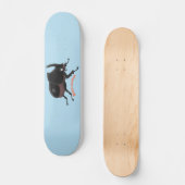 Skateboard Illustration de la caricature du dendroctone du rh (Recto)