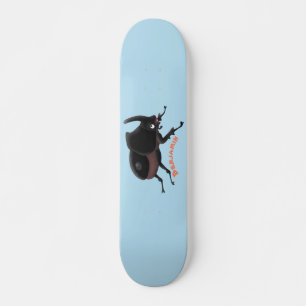 Skateboard Illustration de la caricature du dendroctone du rh