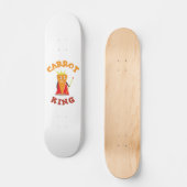 Skateboard Illustration de la couronne de légume royale Carro (Recto)