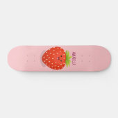 Skateboard Illustration de la fraise Cute kawaii (Horz)