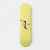 Skateboard Illustration de la grue Demoiselle (Devant)