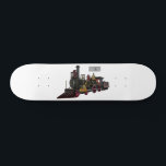 Skateboard Illustration de la locomotive à vapeur<br><div class="desc">Illustration de la locomotive à vapeur</div>