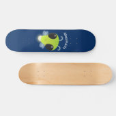Skateboard Illustration de la luciole vert mou (Horz)