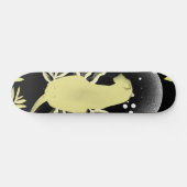 Skateboard Illustration de la lune sauvage d'animal sauvage d (Horz)