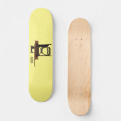 Skateboard Illustration de la machine à coudre (Recto)