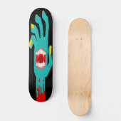 Skateboard Illustration de la main de zombie avec vecteur de (Recto)