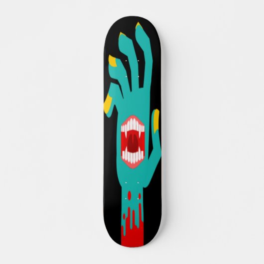 Skateboard Illustration de la main de zombie avec vecteur de (Devant)