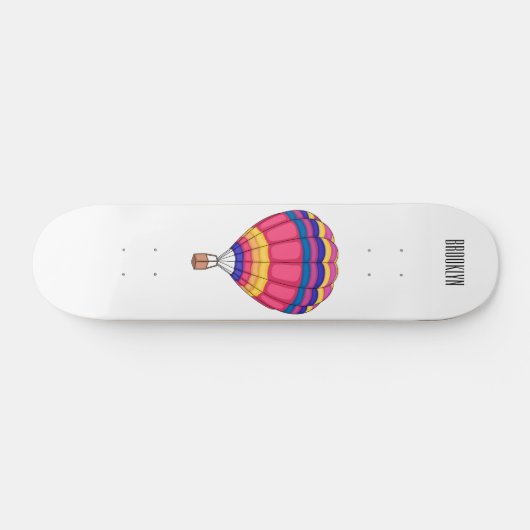 Skateboard Illustration de la montgolfière (Horz)