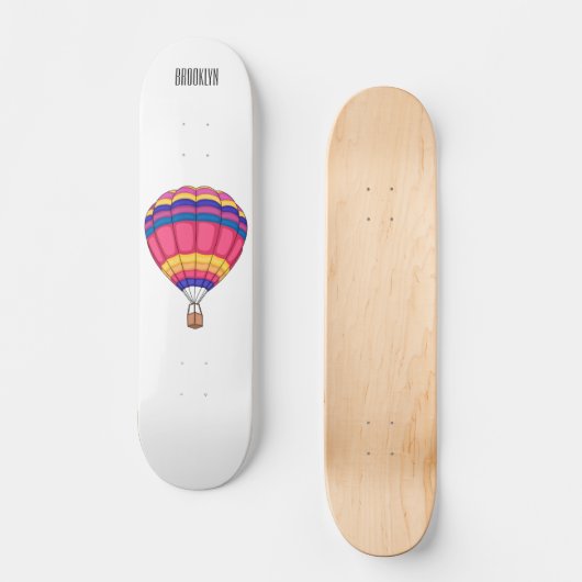 Skateboard Illustration de la montgolfière (Recto)
