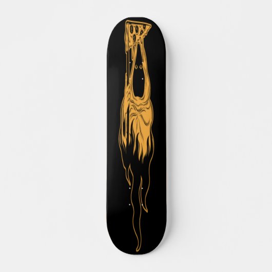 Skateboard Illustration de la mort par tranche tirée à la mai (Devant)