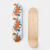 Skateboard Illustration de la nage Koi Fish (Recto)