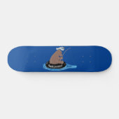 Skateboard Illustration de la pêche de l'ourson mou (Horz)
