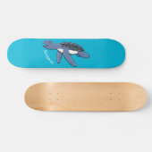 Skateboard Illustration de la petite tortue de mer (Horz)