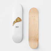 Skateboard Illustration de la pizza (Recto)