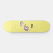 Skateboard Illustration de la série Teacup (Horz)