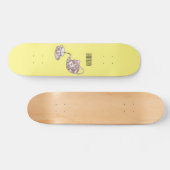 Skateboard Illustration de la série Teacup (Horz)
