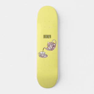 Skateboard Illustration de la série Teacup