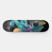 Skateboard Illustration de l'astronaute Techno (Horz)