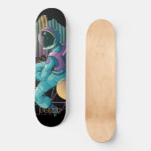 Skateboard Illustration de l'astronaute Techno (Recto)