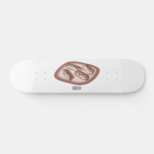 Skateboard Illustration de l'éclair de chocolat