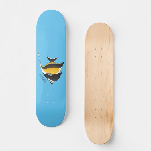Skateboard Illustration de l'idole mauresque (Recto)