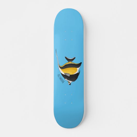 Skateboard Illustration de l'idole mauresque (Devant)