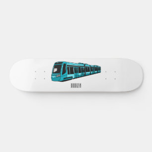 Skateboard Illustration de locomotive électrique