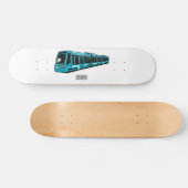 Skateboard Illustration de locomotive électrique (Horz)