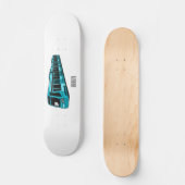 Skateboard Illustration de locomotive électrique (Recto)