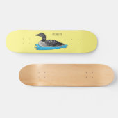 Skateboard Illustration de Loon bird (Horz)