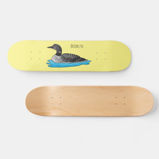 Skateboard Illustration de Loon bird (Horz)