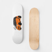 Skateboard Illustration de micro-voiture (Recto)
