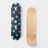 Skateboard illustration de motif spatial (Recto)